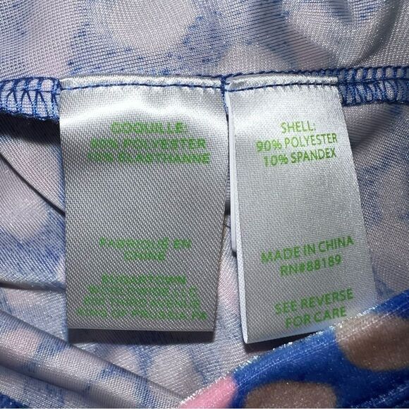 Lilly Pulitzer Olive Swing Dress Beckon Blue Sparkling Grotto XXS - Picture 9 of 9